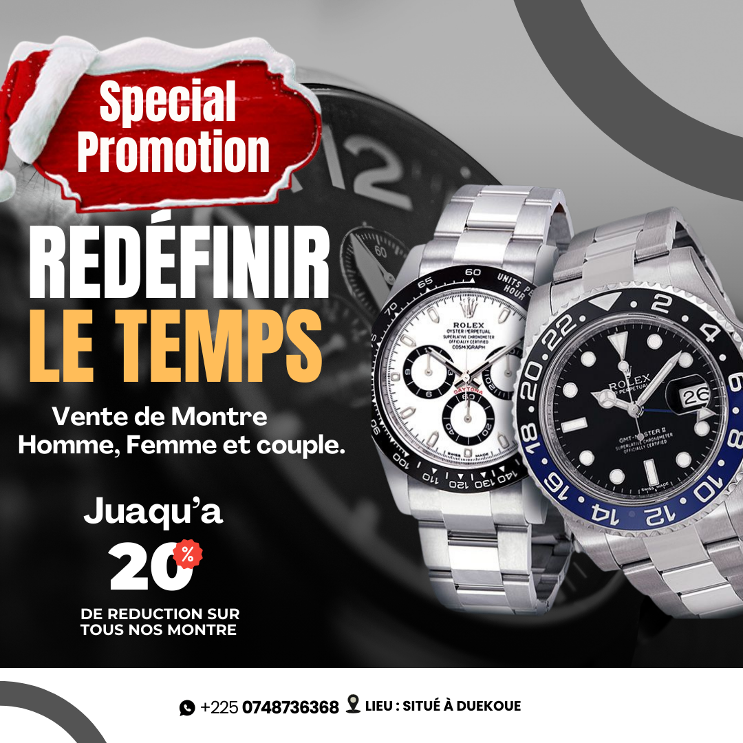 Promotion montres de luxe
